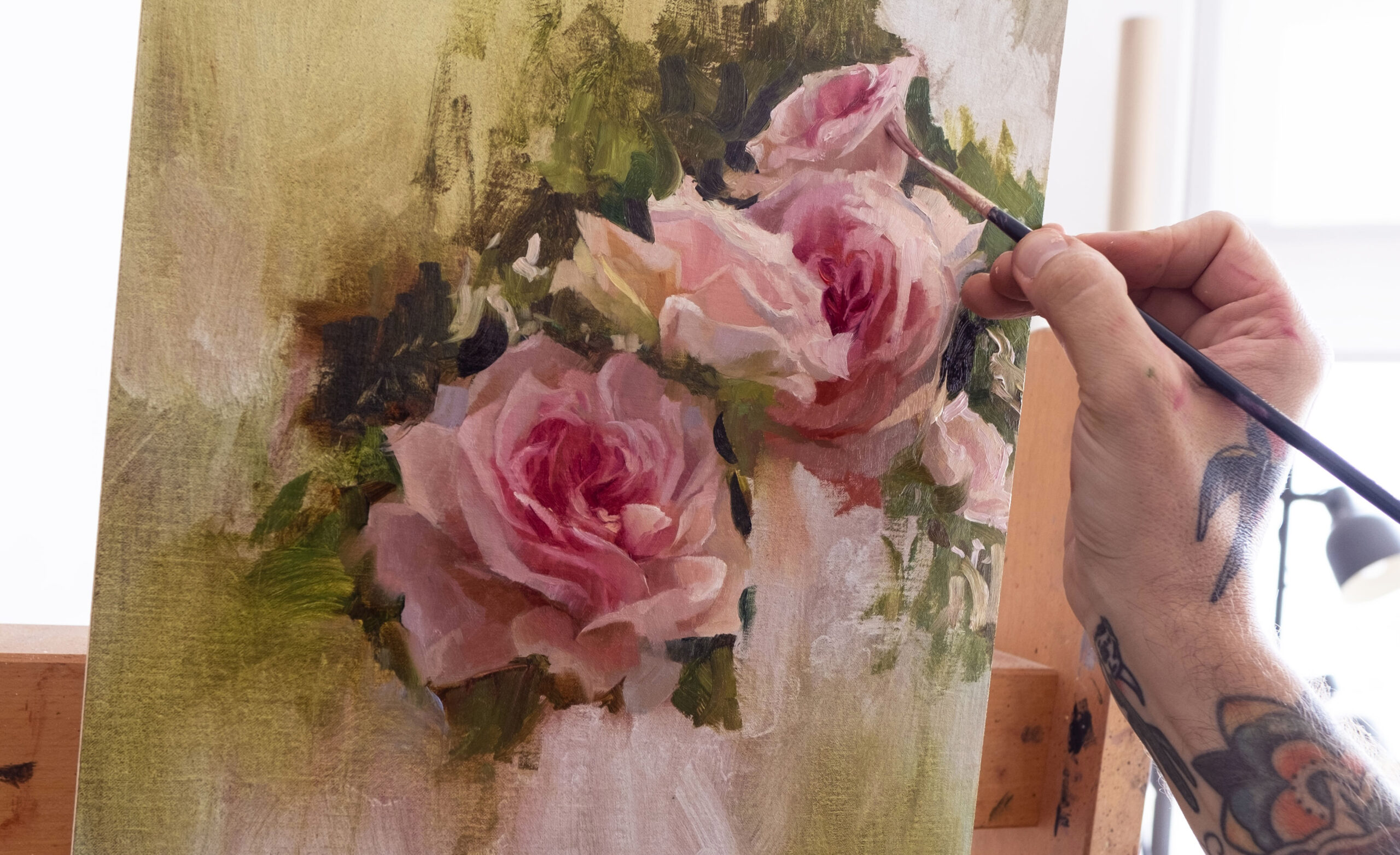 Painting the Rose Portrait